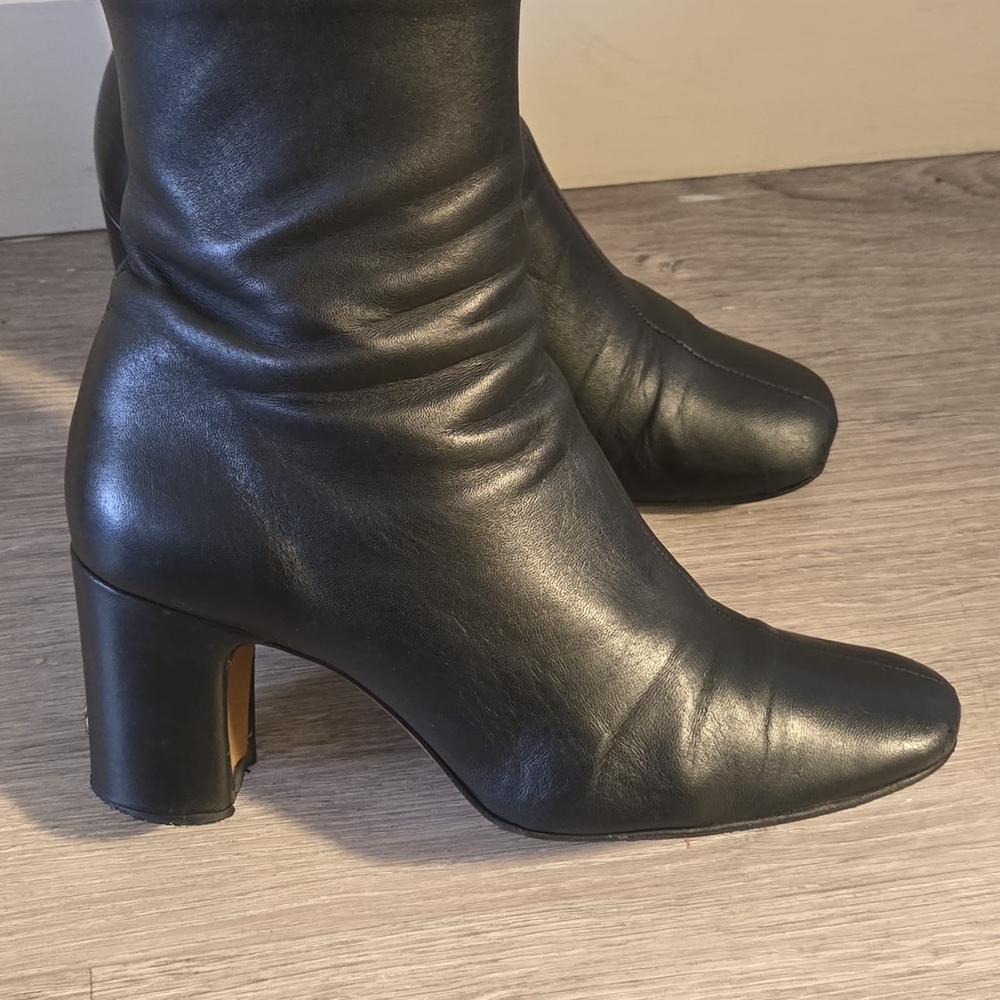 Rouje Ankle Black Leather Sise 37 EU